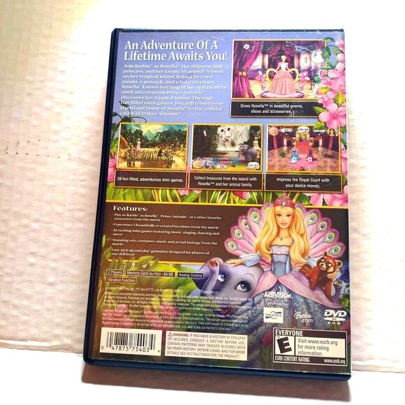 Barbie As The Island Princess PlayStation 2 Game Complete With Case - Picture 2 of 3